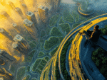 City of the Celestial Spiral - sci-fi space art painting | Draw Tools