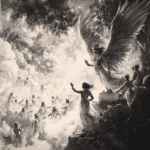 Winged Krishna at Dawn