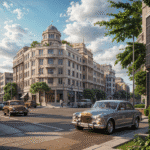 Golden Hour on Heritage Street