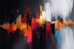 Pulse of the Prism - abstract art painting | Draw Tools