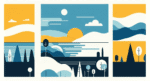 Whispers of the Skylands - minimalist art painting | Draw Tools