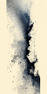Soot Column - abstract art painting | Draw Tools