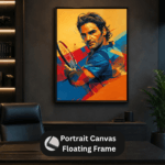 Draw Tools portrait painting canvas wrap - wall art for home decor