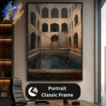Draw Tools portrait painting classic frame - art paintings online India