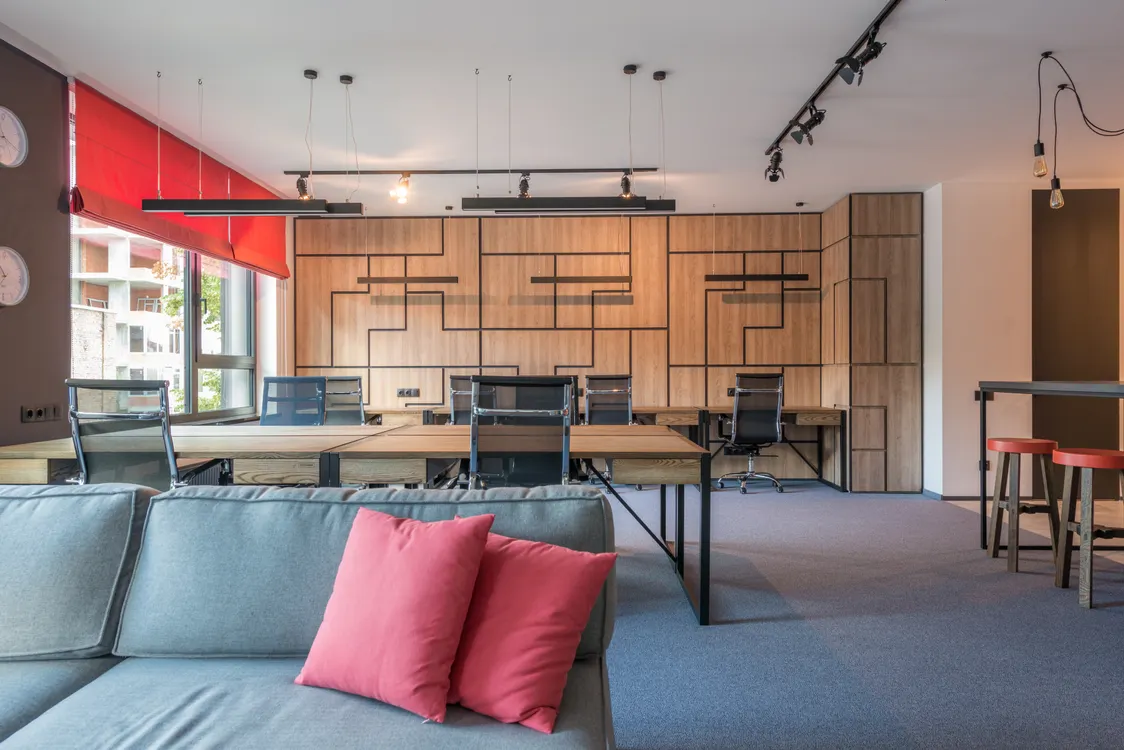 Why I Stopped Buying Small Furniture: How to Eliminate the Sterile Office Look with Bold Color and Style Secrets interior styling and wall art decor - DrawTools
