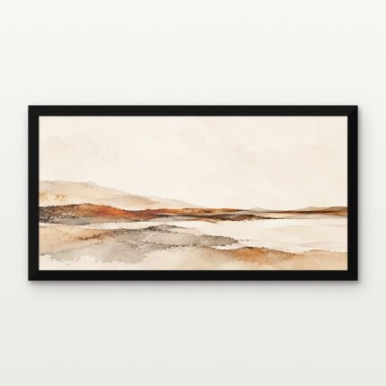 Between Earth & Air 02 in Black Classic Frame with Matt paper & Protective Coating - DrawTools