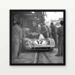 Buy Echoes of Speed Sports Canvas Painting Online - Black Classic Glazed Frame | DrawTools