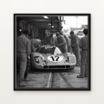 Handcrafted Echoes of Speed Floating Canvas Wall Painting - Ready to Hang Sports Art | DrawTools
