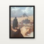 Buy Force of the Sand Reaches Star wars Canvas Painting Online - Black Classic Glazed Frame | DrawTools