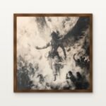 Judgment Soars Krishna Framed Wall Art in Warm Walnut Classic Frame - Premium art for home decor | DrawTools