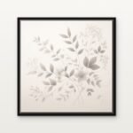 Handcrafted Petals of a Forgotten Letter Floating Canvas Wall Painting - Ready to Hang Botanical Art | DrawTools