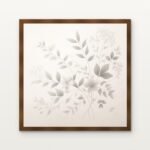 Petals of a Forgotten Letter Framed Wall Art in Warm Walnut Classic Frame - Premium art for home decor | DrawTools