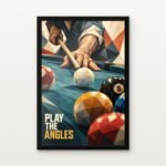 Play the Angles in Black Classic Frame with Matt paper & Protective Coating - DrawTools