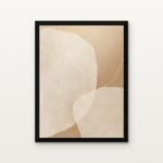 Quiet Forms in Black Classic Frame with Matt paper & Protective Coating - DrawTools