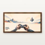 Ready player 01 in Brown Classic Frame with Matt paper & Protective Coating - DrawTools