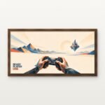Ready player 01 in Brown Floating Frame on a Canvas Print - DrawTools