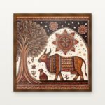 Royal Bond Beneath the Tree of Time Framed Wall Art in Warm Walnut Classic Frame - Premium art for home decor | DrawTools