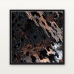 Ruins of the Forgotten Mechanism Black Floating Frame Wall Art - DrawTools