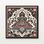 Handcrafted Sanctuary of Sacred Geometry Floating Canvas Wall Painting - Ready to Hang Traditional Art | DrawTools