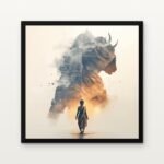 Shailaputri (Origin) in Black Classic Frame with Matt paper & Protective Coating - DrawTools