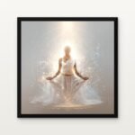 Siddhidatri (Giver of Siddhis) in Black Classic Frame with Matt paper & Protective Coating - DrawTools
