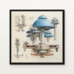 Handcrafted Spirehold of the Ether Clerics Floating Canvas Wall Painting - Ready to Hang Star wars Art | DrawTools