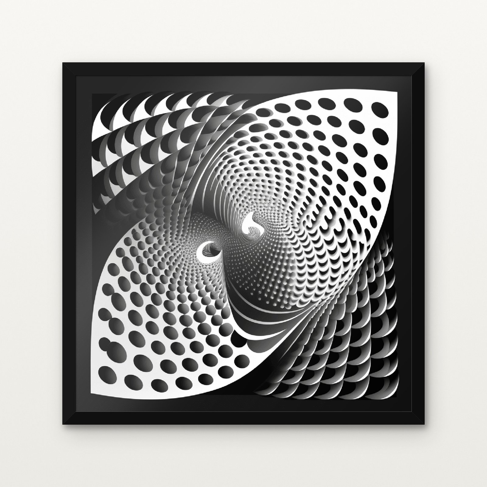 The Hypnotic Spiral of Infinity Natural Computation Canvas Painting - Black Classic Frame | DrawTools Buy The Hypnotic Spiral of Infinity Natural Computation Canvas Painting Online - Black Classic Glazed Frame | DrawTools