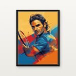 Handcrafted The Maestro of Motion Floating Canvas Wall Painting - Ready to Hang Sports Art | DrawTools