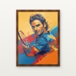 The Maestro of Motion Framed Wall Art in Warm Walnut Classic Frame - Premium art for home decor | DrawTools