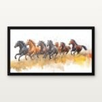 The Thunder of Freedom in Black Classic Frame with Matt paper & Protective Coating - DrawTools