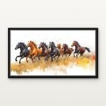 Handcrafted The Thunder of Freedom Floating Canvas Wall Painting - Ready to Hang Vaastu Art | DrawTools