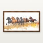 The Thunder of Freedom Framed Wall Art in Warm Walnut Classic Frame - Premium art for home decor | DrawTools