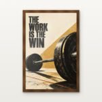 The work is the win 01 in Brown Classic Frame with Matt paper & Protective Coating - DrawTools