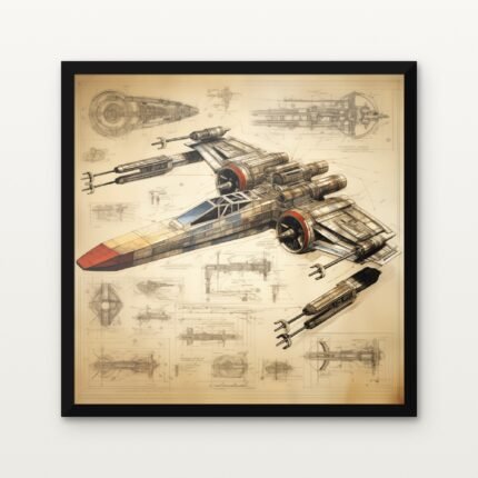 Buy Twilight Striker of the Flame Order Star wars Canvas Painting Online - Black Classic Glazed Frame | DrawTools