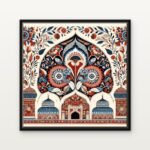 Handcrafted Twin Trees of Paradise Floating Canvas Wall Painting - Ready to Hang Traditional Art | DrawTools