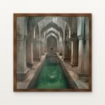 Vault of the Eternal Spring Framed Wall Art in Warm Walnut Classic Frame - Premium art for home decor | DrawTools