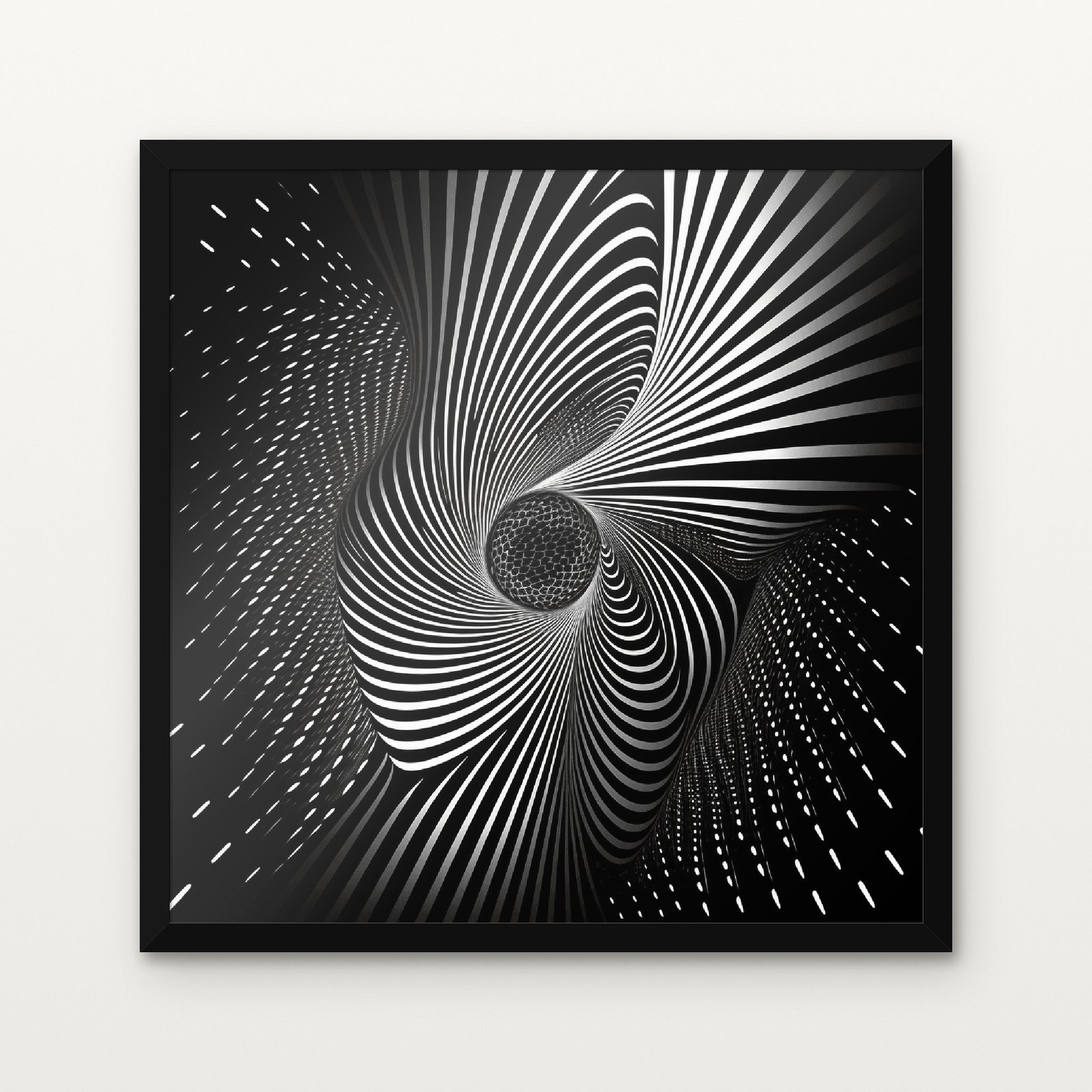 Whispers of the Vortex Natural Computation Canvas Painting - Black Classic Frame | DrawTools Buy Whispers of the Vortex Natural Computation Canvas Painting Online - Black Classic Glazed Frame | DrawTools