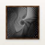 Whispers of the Vortex Framed Wall Art in Warm Walnut Classic Frame - Premium art for home decor | DrawTools
